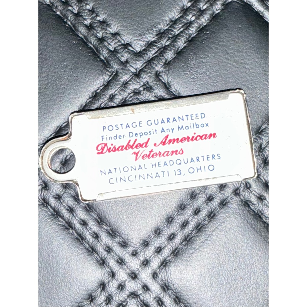 Vintage 1962 California License Plate Keychain DAV NJC 282 Collectible Tag - Picture 4 of 5